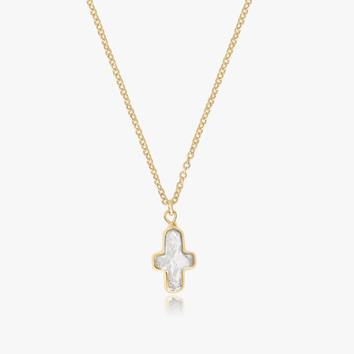 Serena Cross Necklace - 14k Gold Filled