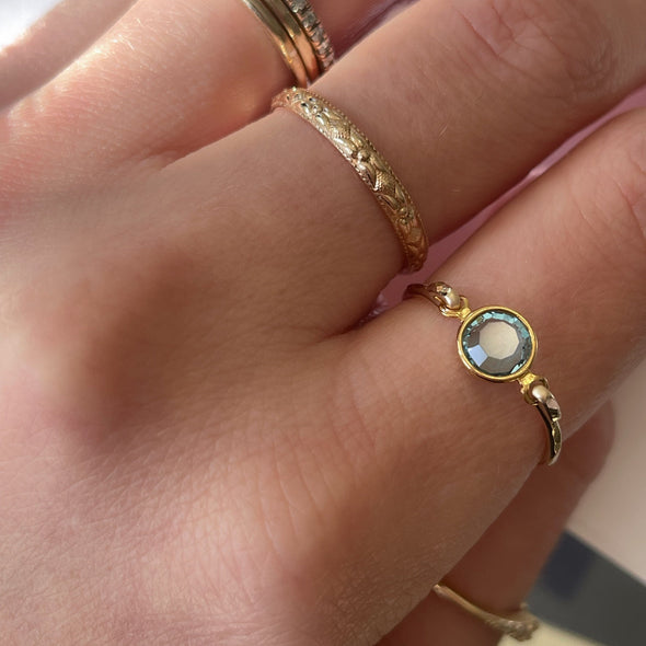 14k Gold Filled Birthstone Ring