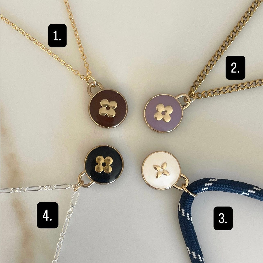 Mini Vintage LV Repurposed Necklace Drop (1 of each available!)