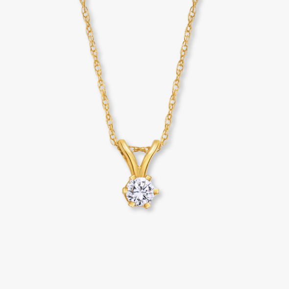 14kt 3mm Diamond Necklace