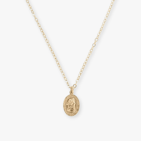 Saint Christopher Coin Necklace