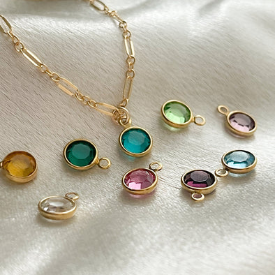 6mm Birthstone Necklace