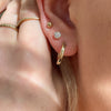 Ensemble de boucles d'oreilles remplies d'or 14 carats