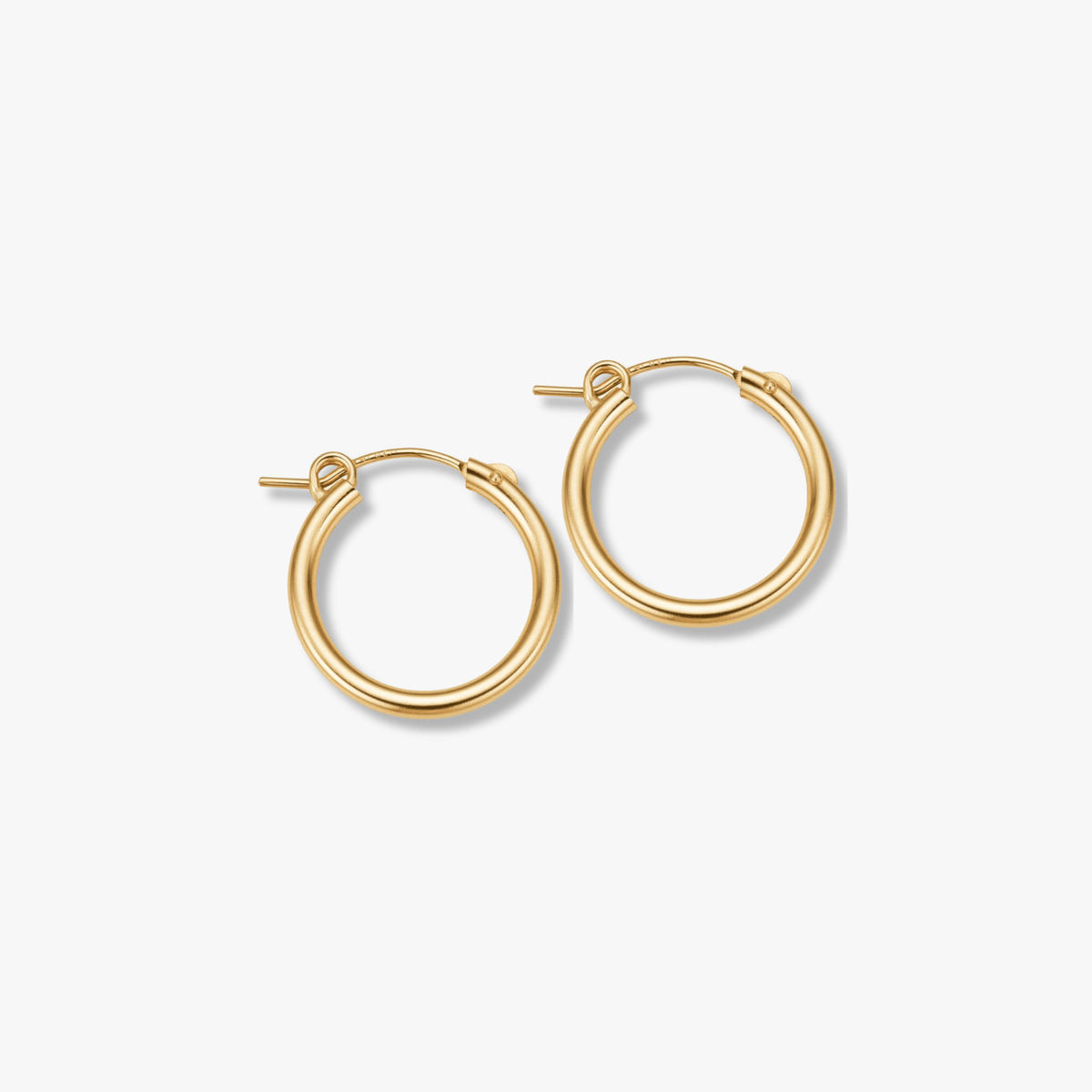 15mm Gold Filled Hoops - xohanalei
