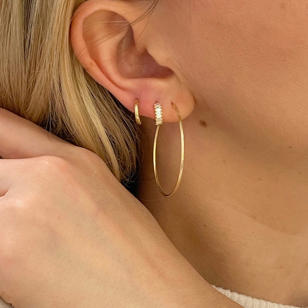 XL Thin Hoops - 14k Gold Filled
