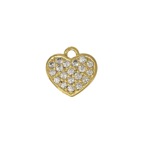 Cz Heart Charm