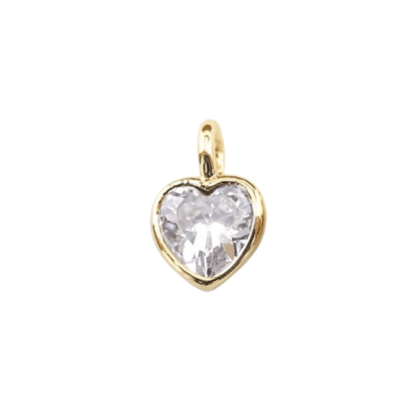 Crystal Heart Charm