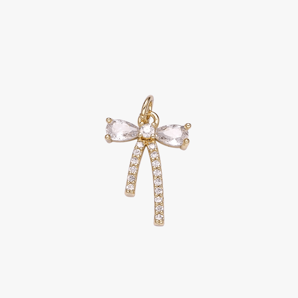 Cz Bow Charm - xohanalei