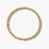 Bracelet d’éternité perlé (4 mm)