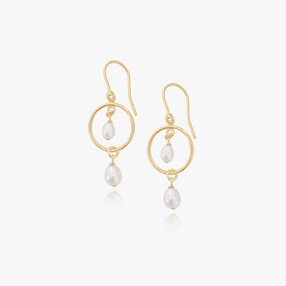 Pearl Orbit Earrings