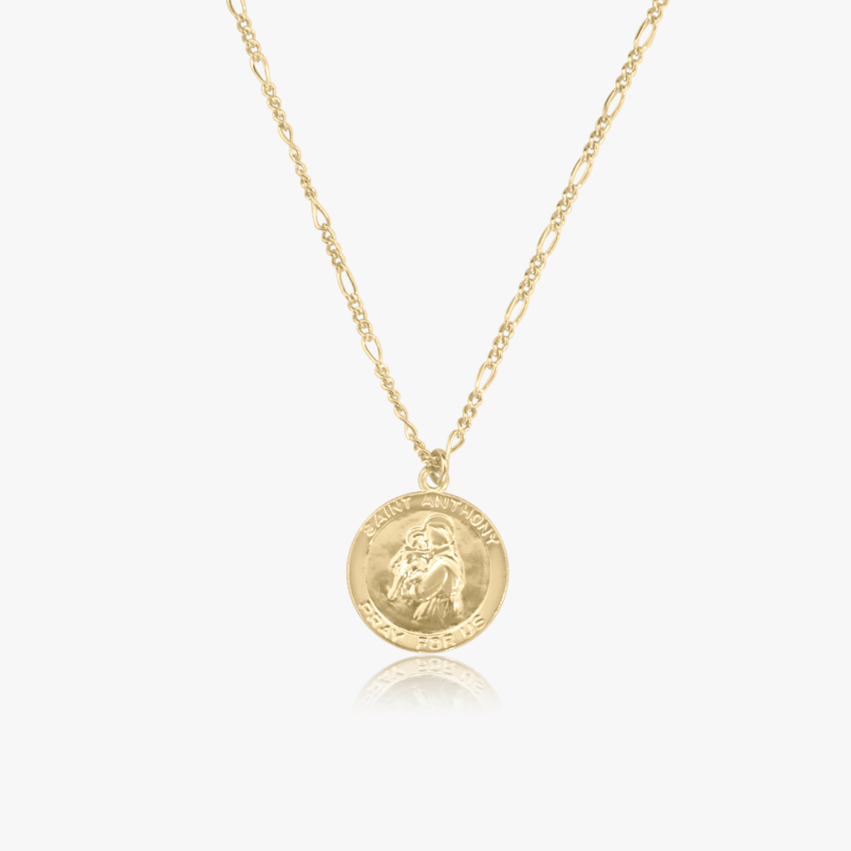 Saint Anthony Coin Necklace - xohanalei