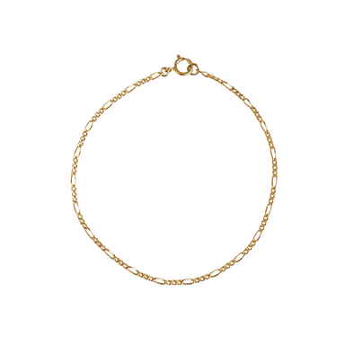 Figaro Chain Bracelet - 14k Gold Filled