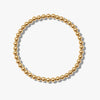 4mm Beaded Eternity Bracelet