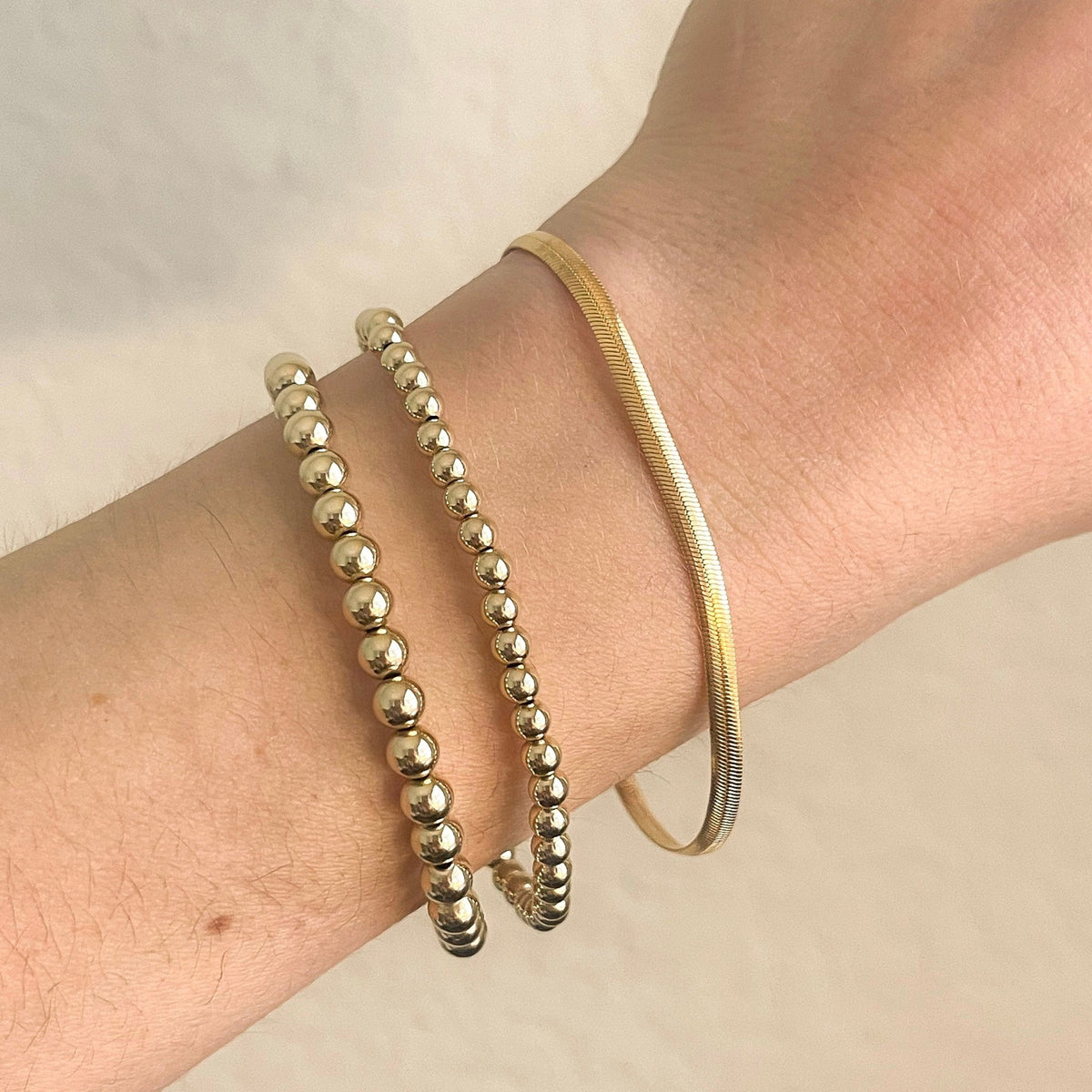 4mm Beaded Eternity Bracelet - xohanalei