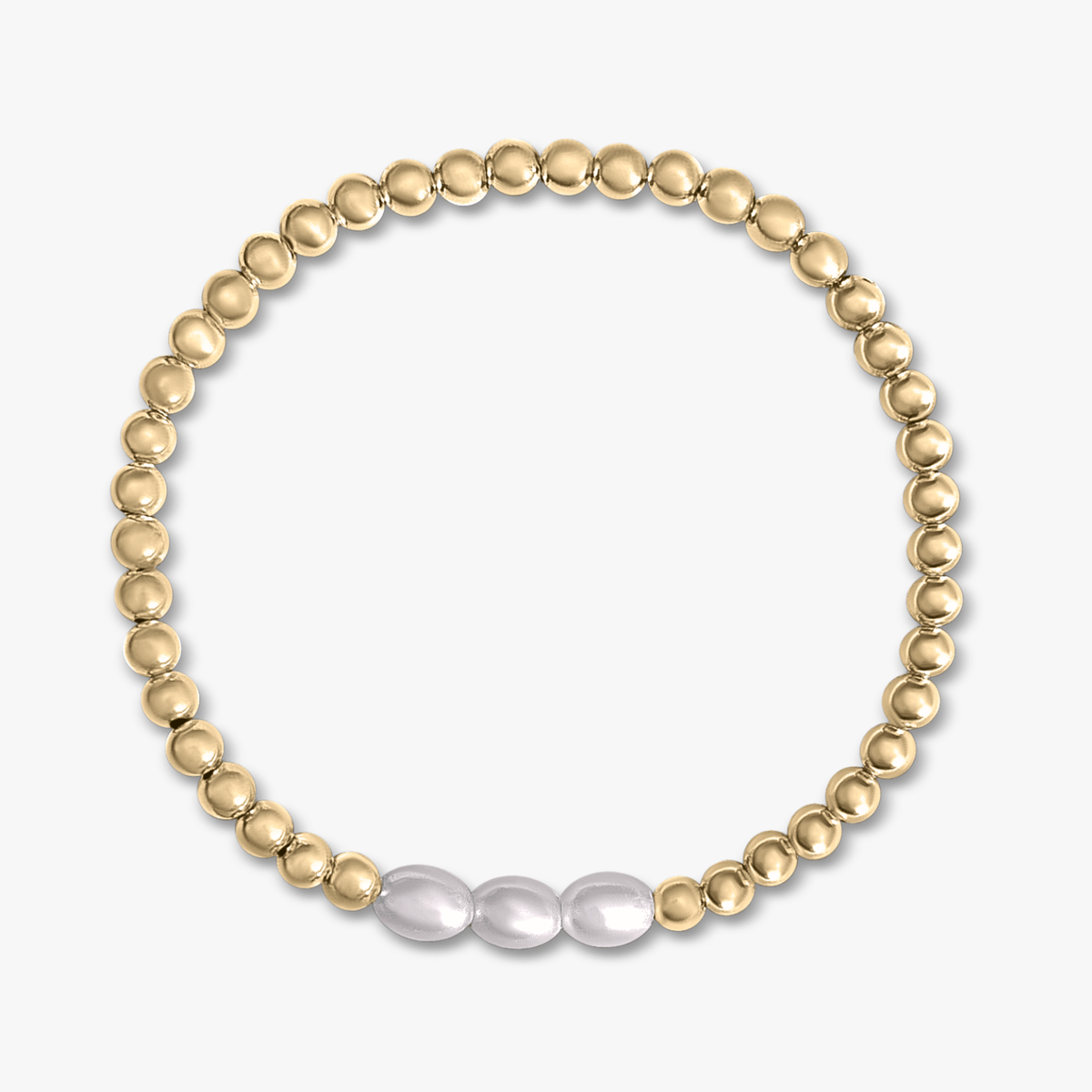 Beaded Pearl Trio Bracelet - xohanalei