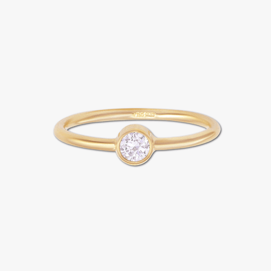 Bague Solitaire Cz