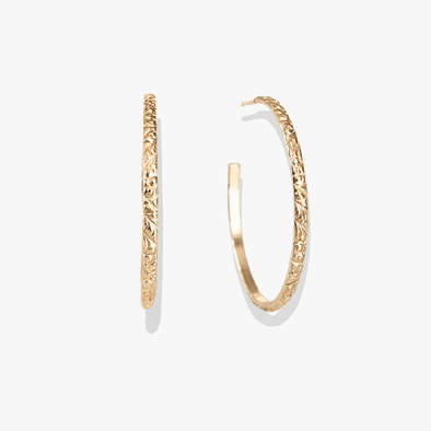 Lehua Hoops - 14k Gold Filled