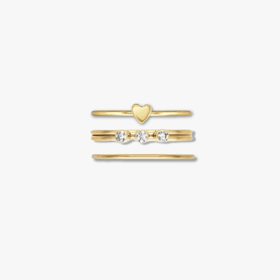 14k GF Stacking Ring Set