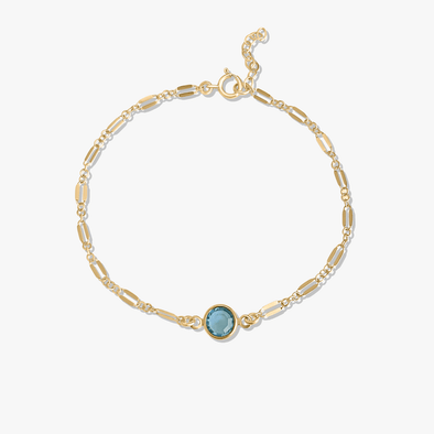 Gold Filled Birthstone Bracelet