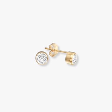 Cz Bezel Studs