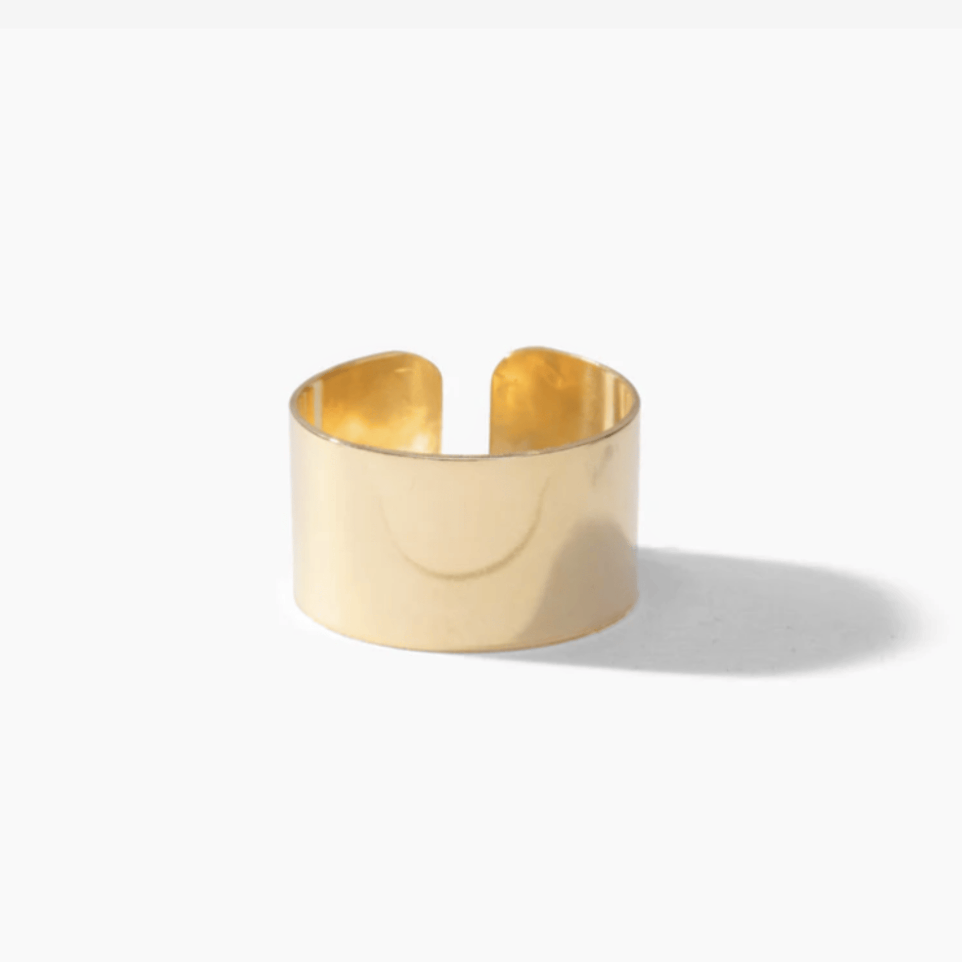 14k gold filled adjustable cuff ring statement jewelry