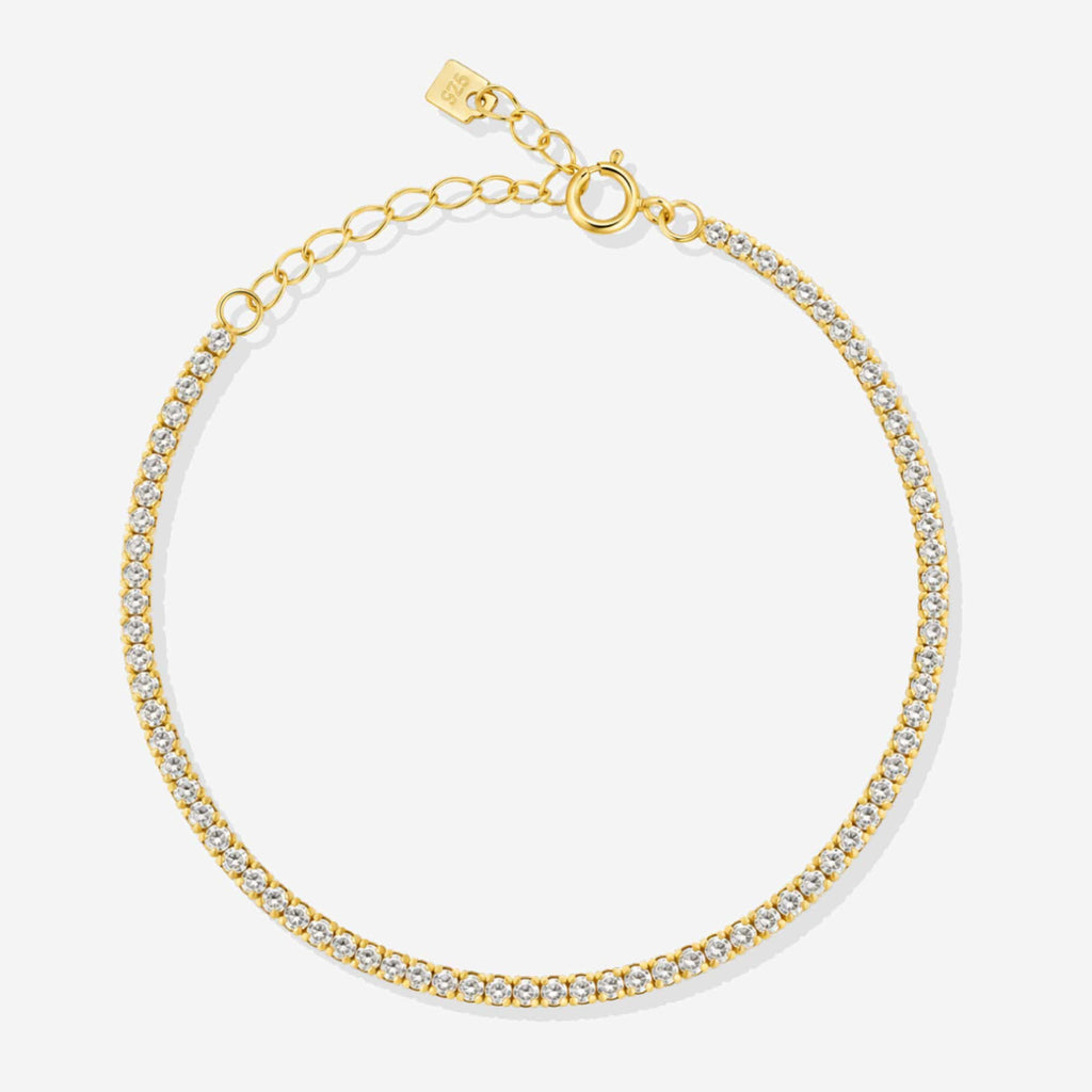 Bracelet tennis fin
