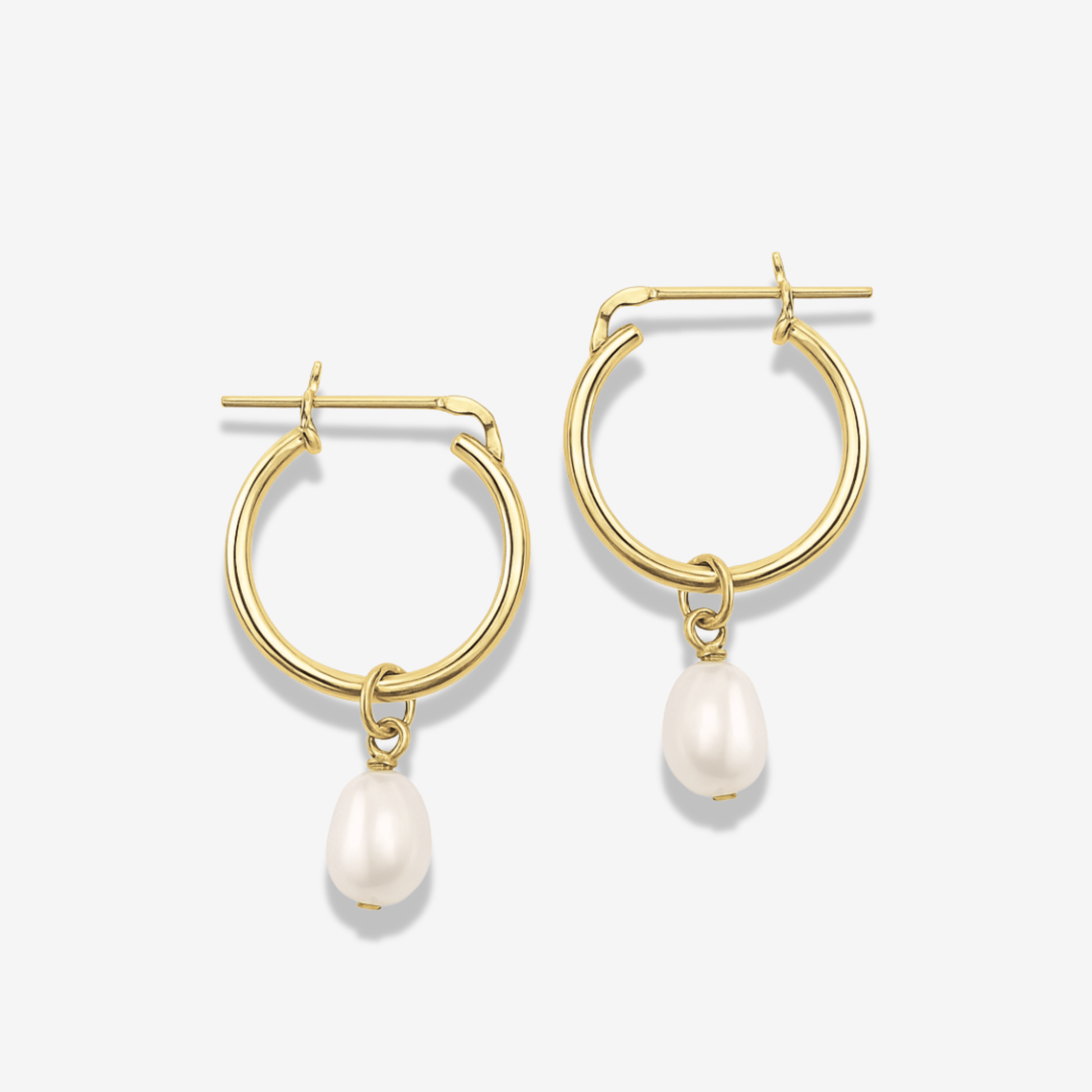 Mini Pearl Hoops - xohanalei