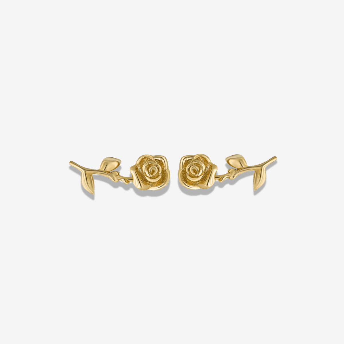 14k Rose Stem Studs - xohanalei