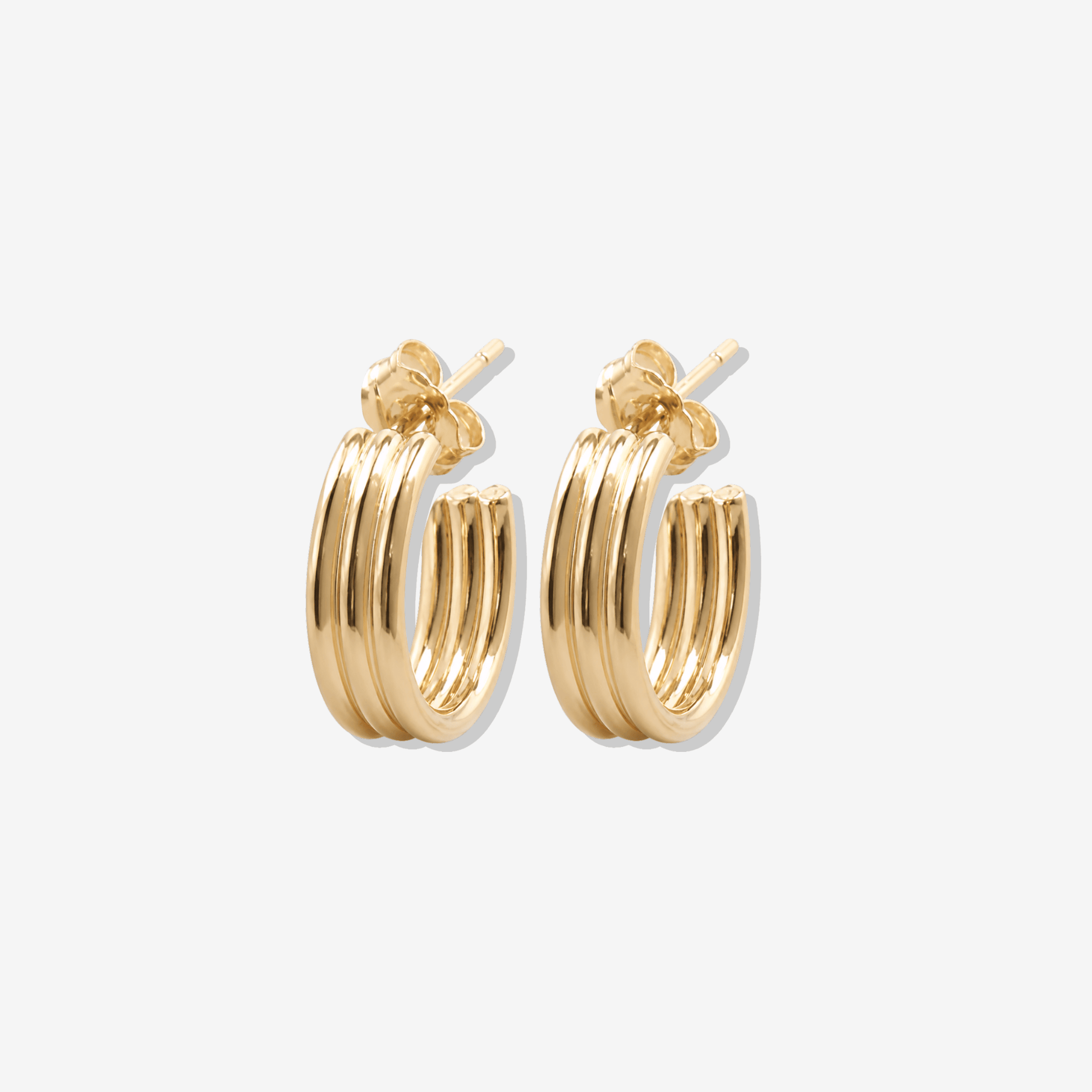 Triple Huggie Hoop - 14k Gold Filled