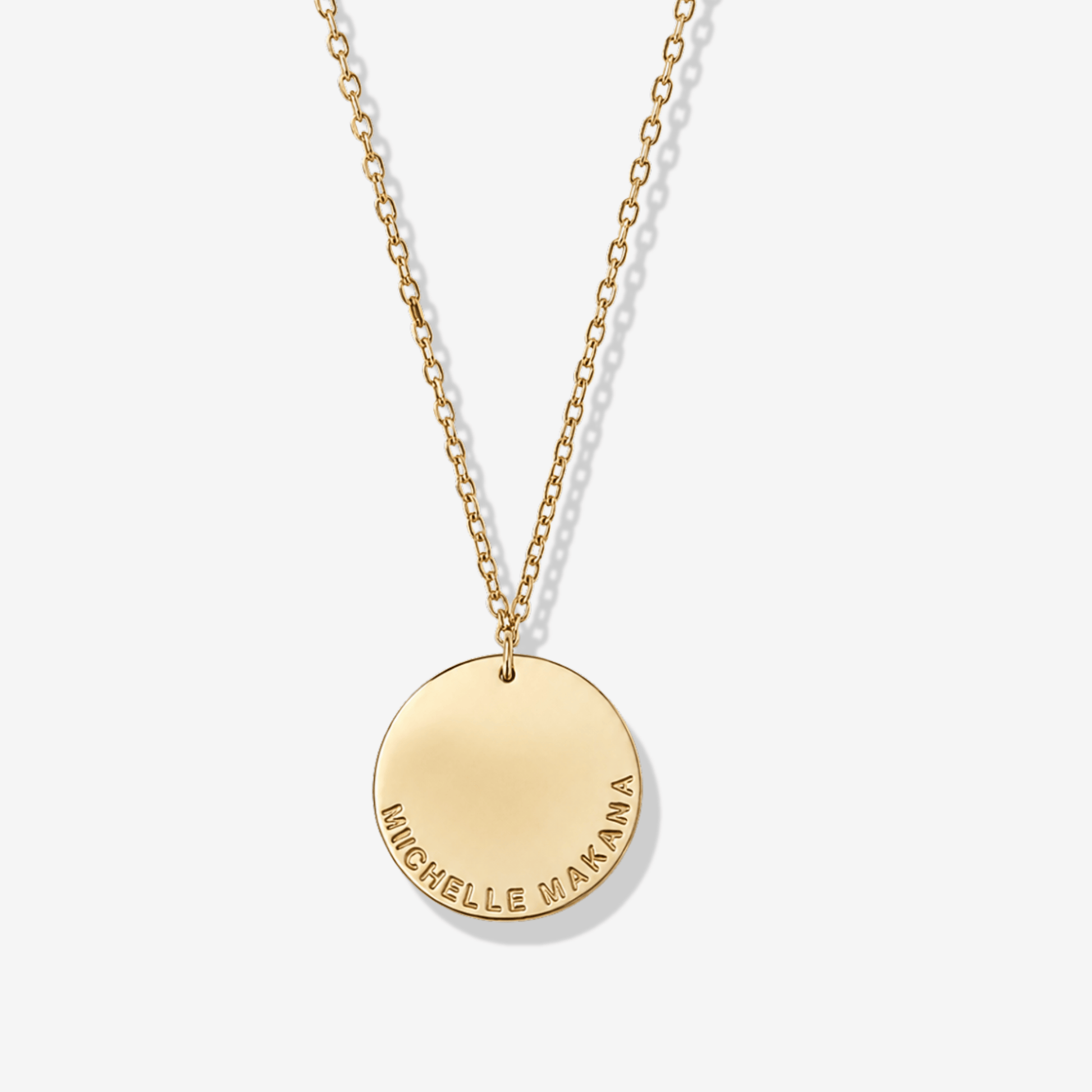 Large Custom Coin Necklace