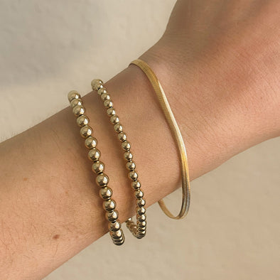 Gold Filled Herringbone Bracelet