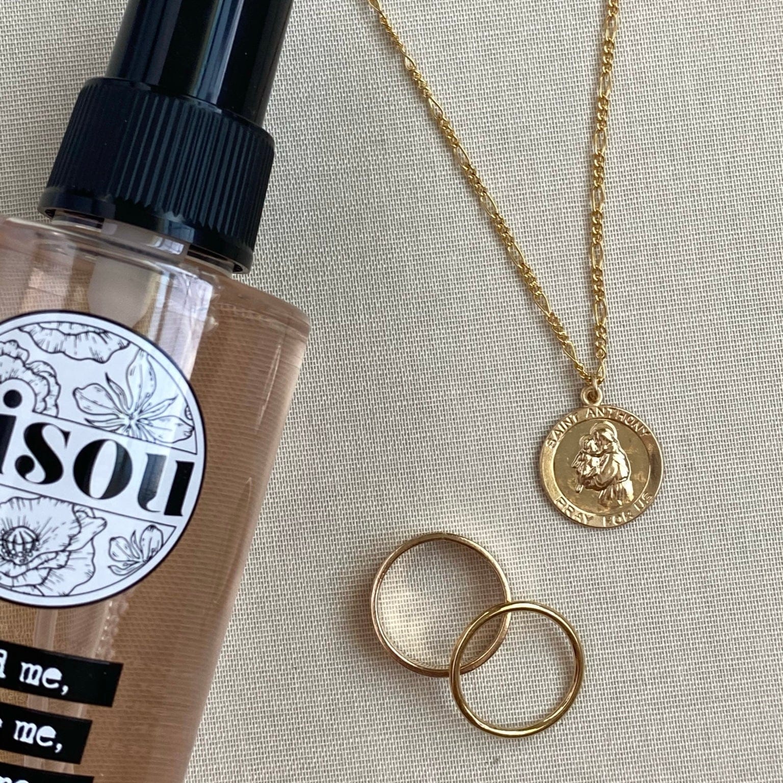 Saint Anthony Coin Necklace