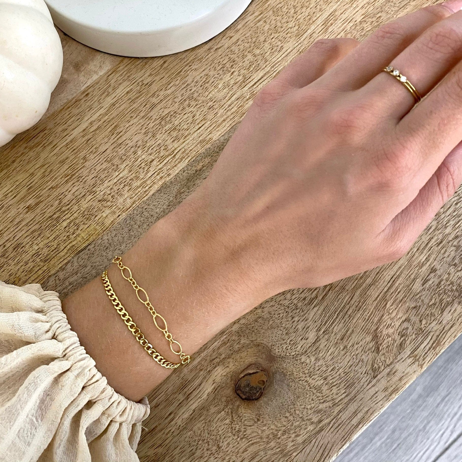 Unisex Curb Chain Bracelet