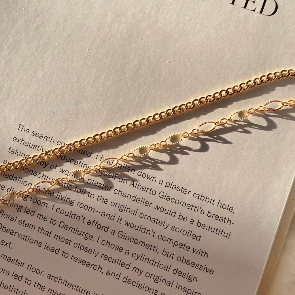 Bracelet à chaîne gourmette