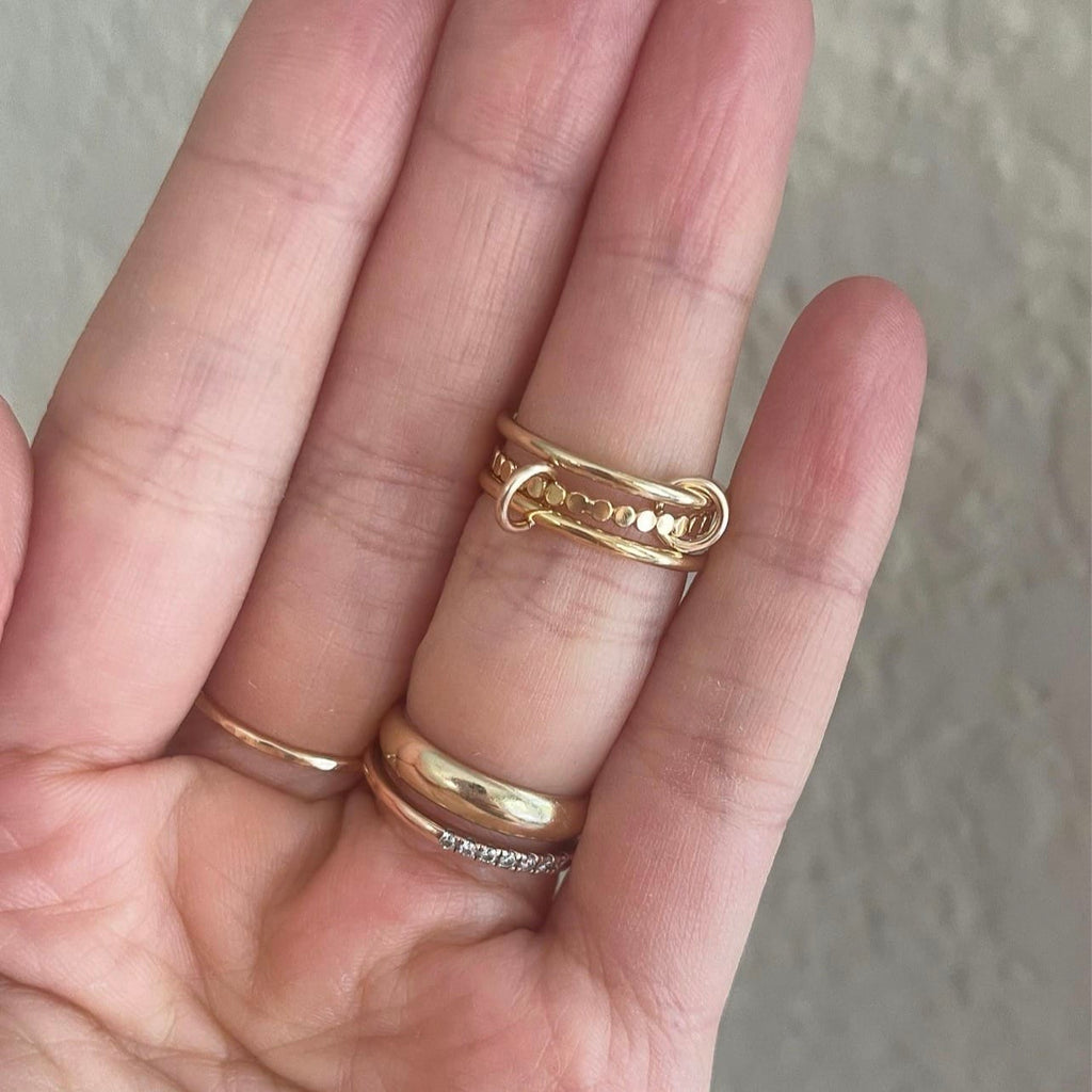 Triple Connected Stacking Ring
