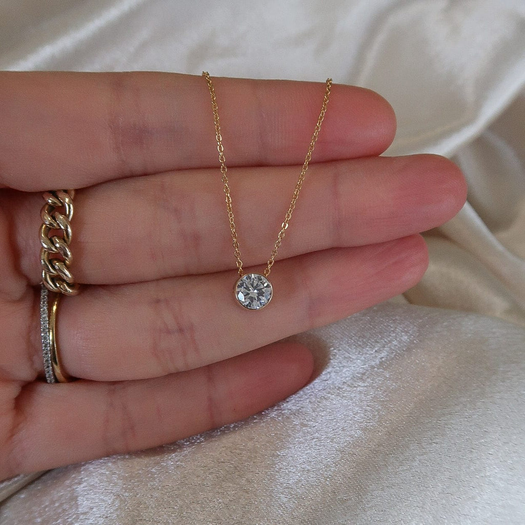 Ellie Solitaire Necklace - xohanalei