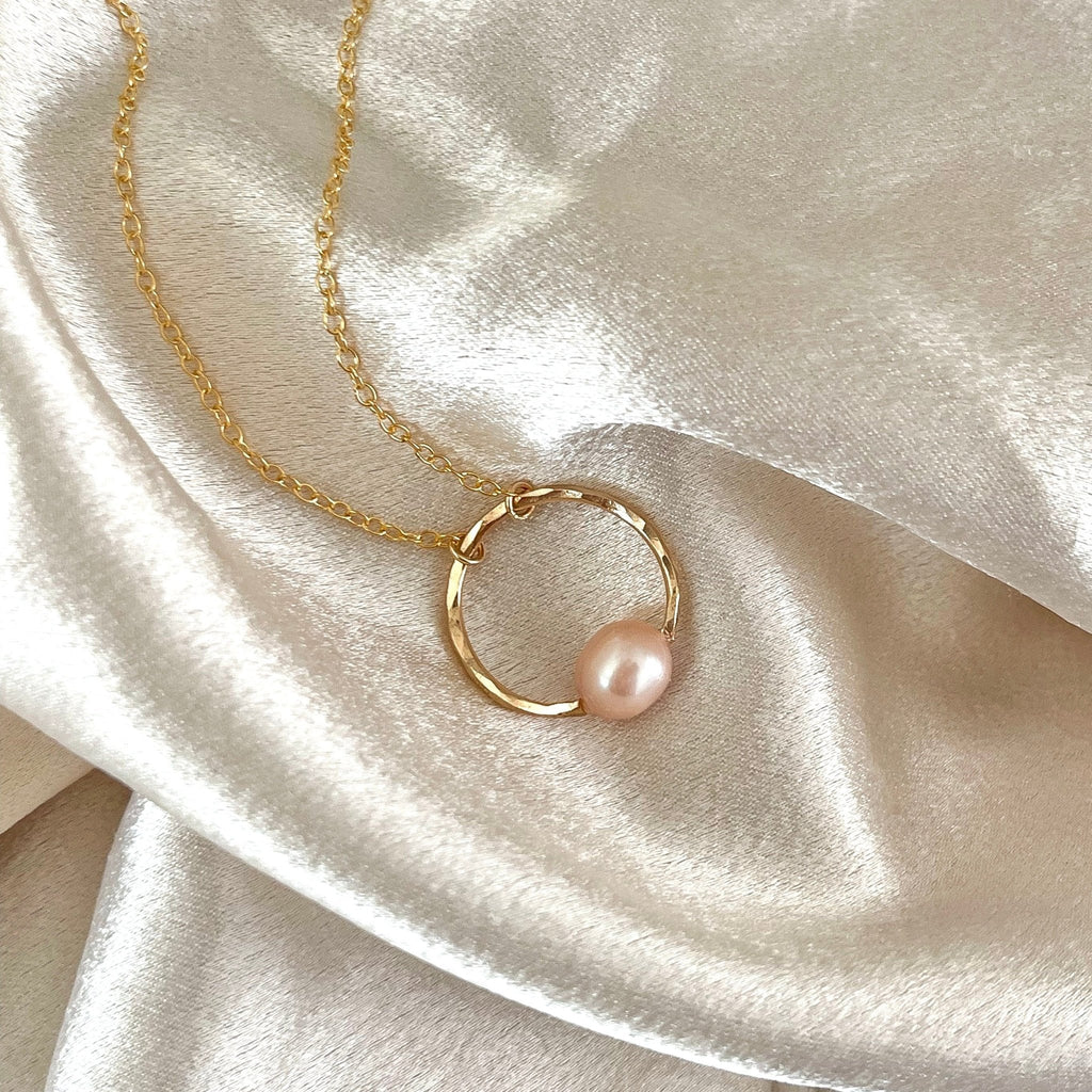 Tahitian Pearl Halo Necklace - xohanalei