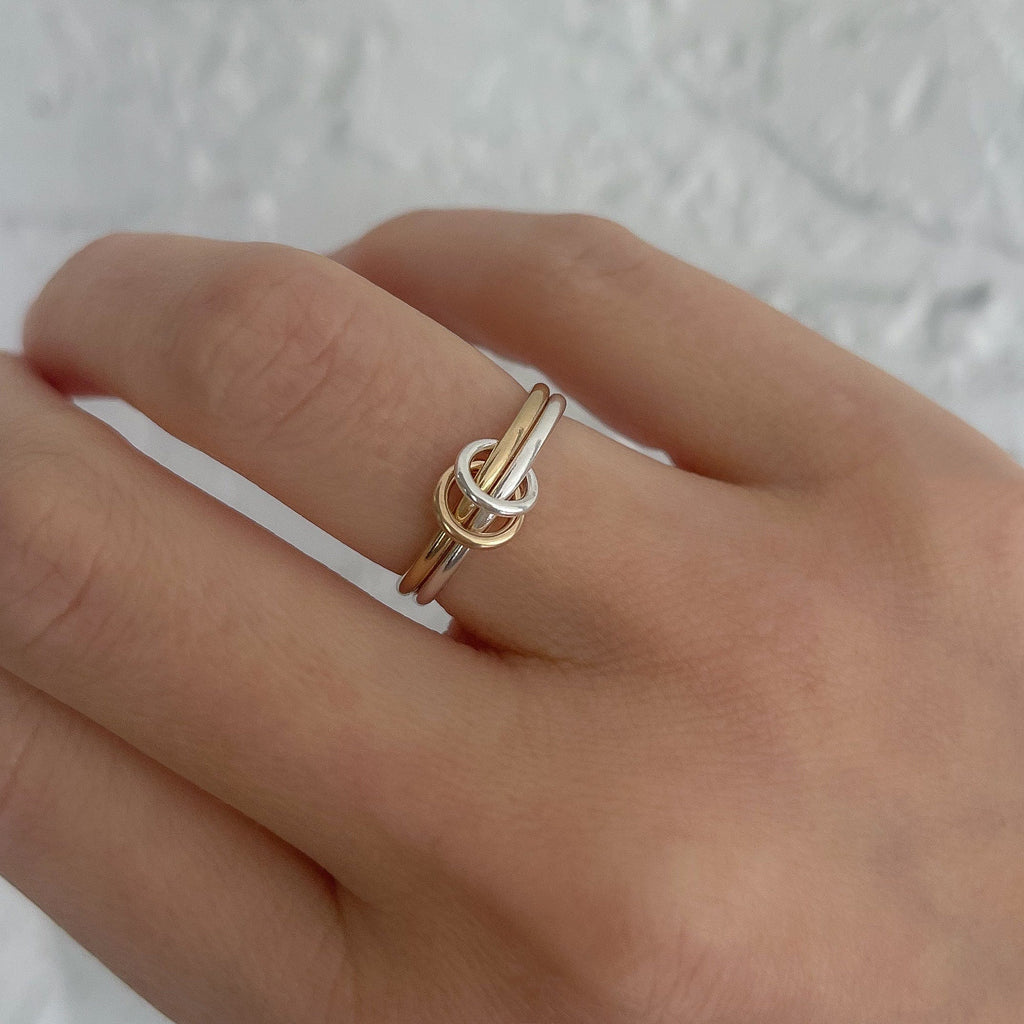 Muse Ring - 14k GF + Sterling Silver - xohanalei