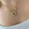 One-of-a-kind Hearts GG Charm NecklacE