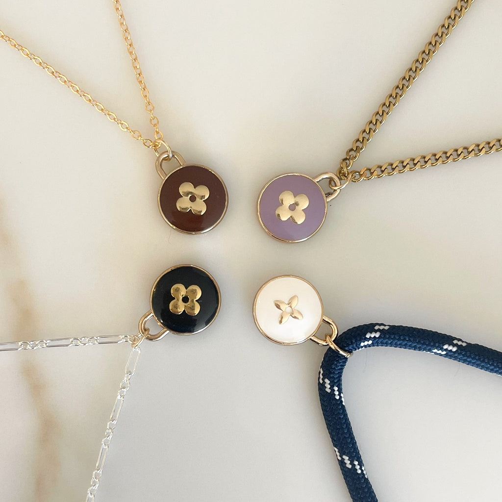 Mini Vintage LV Repurposed Necklace Drop (1 of each available!)