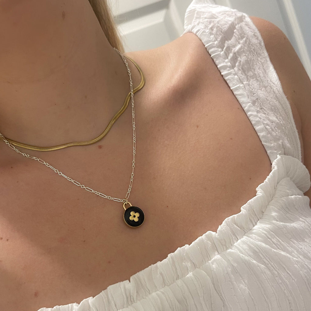 Mini Vintage LV Repurposed Necklace Drop (1 of each available!)