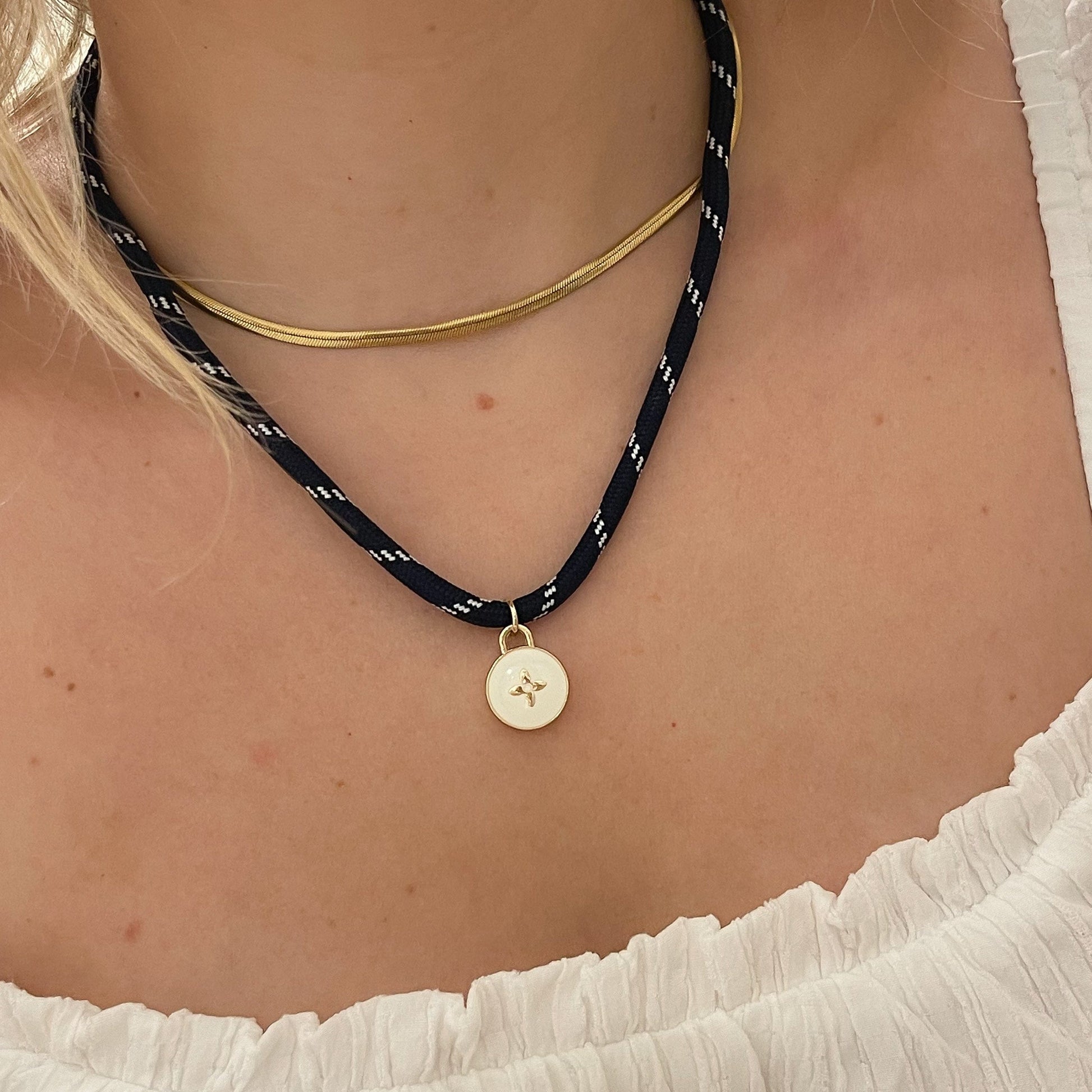 Mini Vintage LV Repurposed Necklace Drop (1 of each available!)