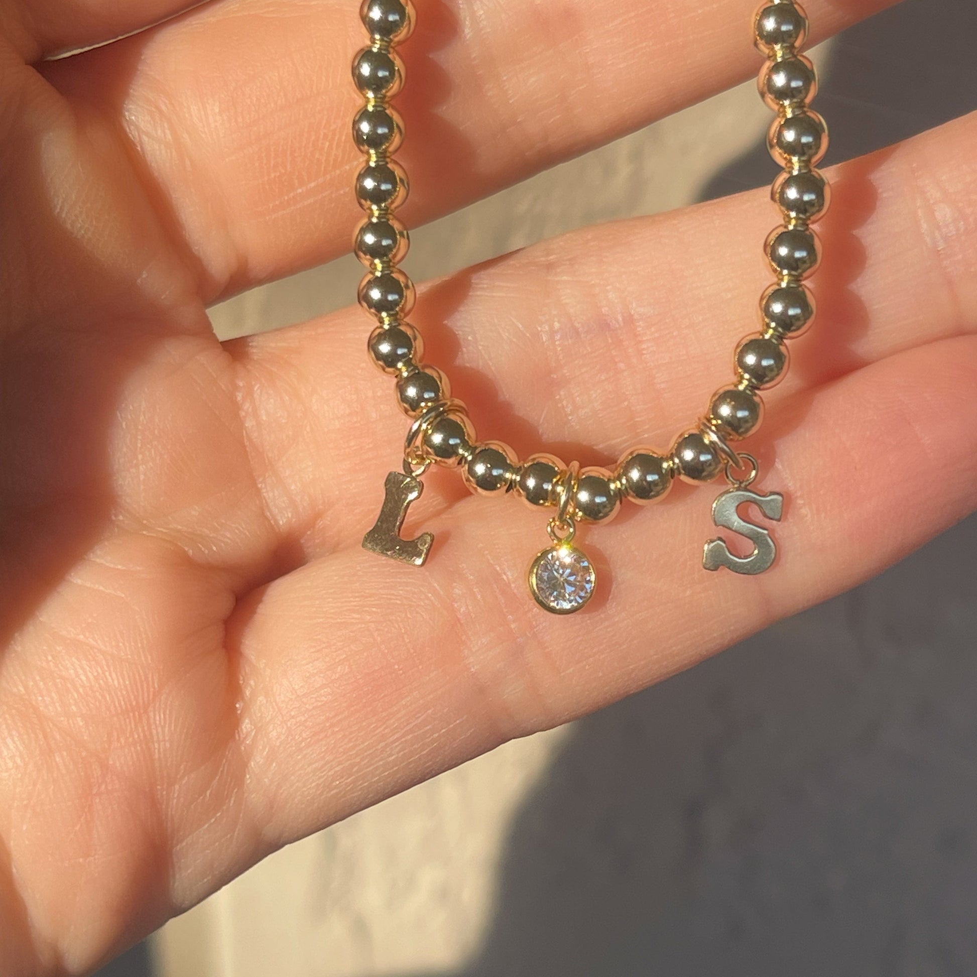 Beaded Charm Bracelet (Choose Your Charms)