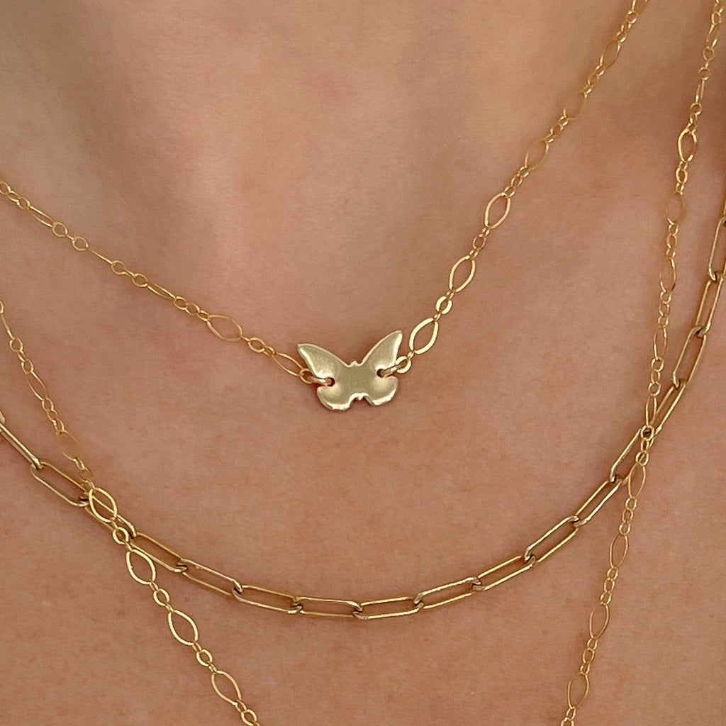 14k Gf - Mariposa Choker/Necklace (Limited Edition) - xohanalei