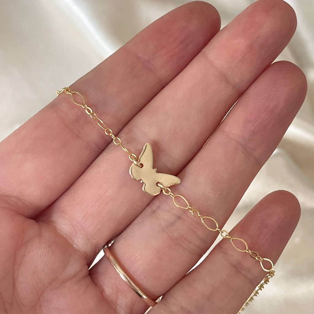 14k Gf - Mariposa Choker/Necklace (Limited Edition) - xohanalei
