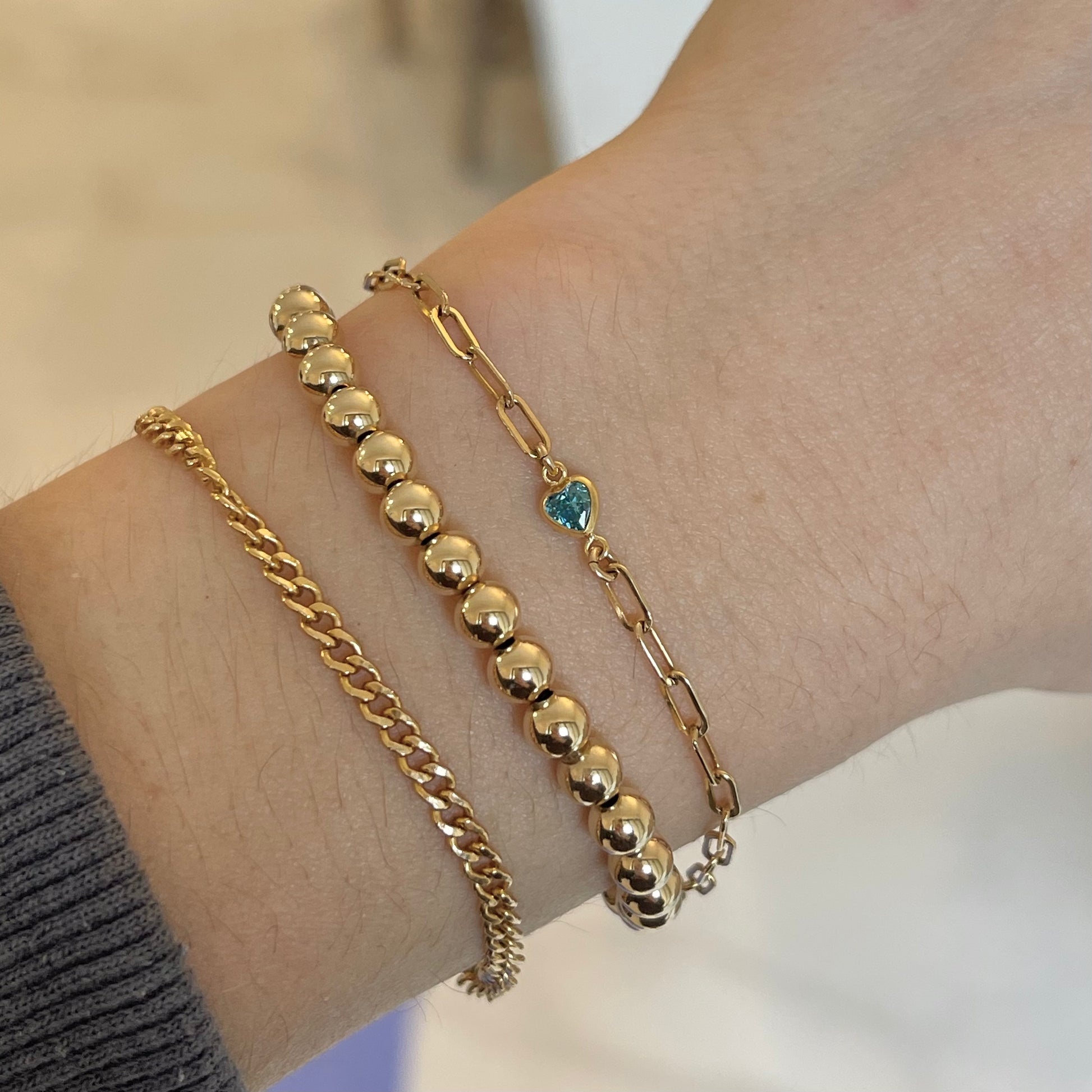 Sweetheart Birthstone Bracelet