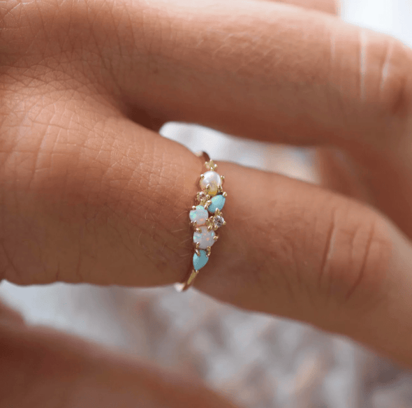 14k Opal Dream Ring