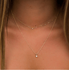 14kt 3mm Diamond Necklace