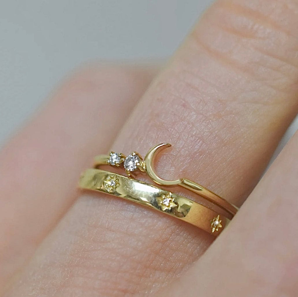 14k To The Moon Ring - xohanalei