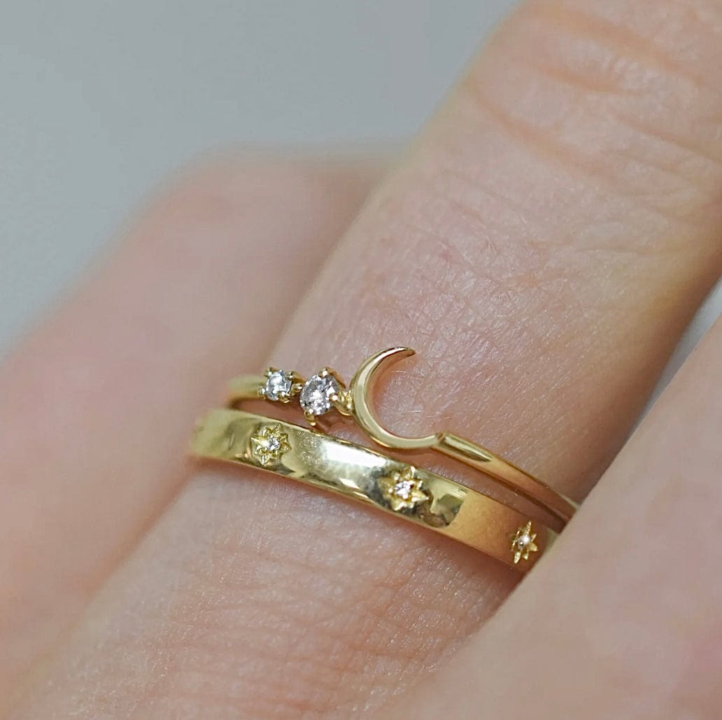 14k To The Moon Ring - xohanalei